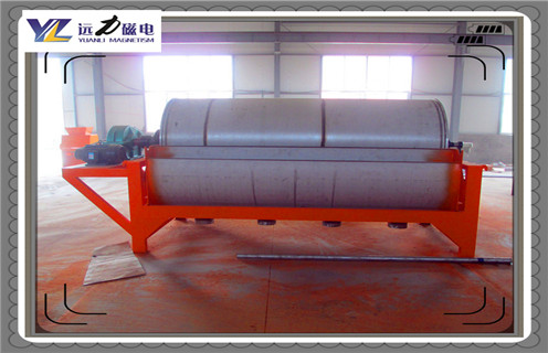 干式永磁筒式弱磁場磁選機(jī)結(jié)構(gòu)圖