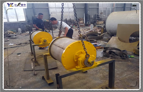 永磁滾筒，黑龍江皮帶永磁滾筒結(jié)構(gòu)圖_滾筒磁選機(jī)多少錢一臺，黑龍江皮帶永磁滾筒工作原理 