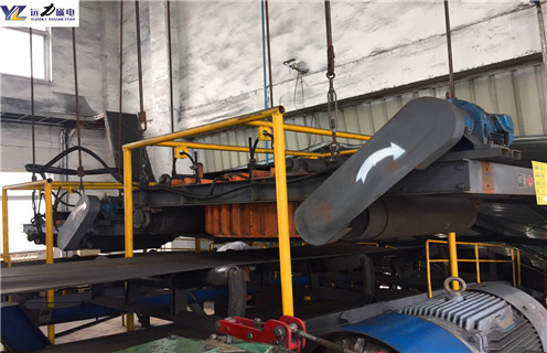 電磁自卸式除鐵器，RCDD-5電磁自卸式除鐵器設備_RCDD-5電磁自卸式除鐵器設備廠家配件_型號及工作視頻