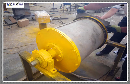 皮帶永磁滾筒，山東皮帶永磁滾筒_滾筒磁選機(jī)多少錢一臺(tái)，山東皮帶永磁滾筒工作原理